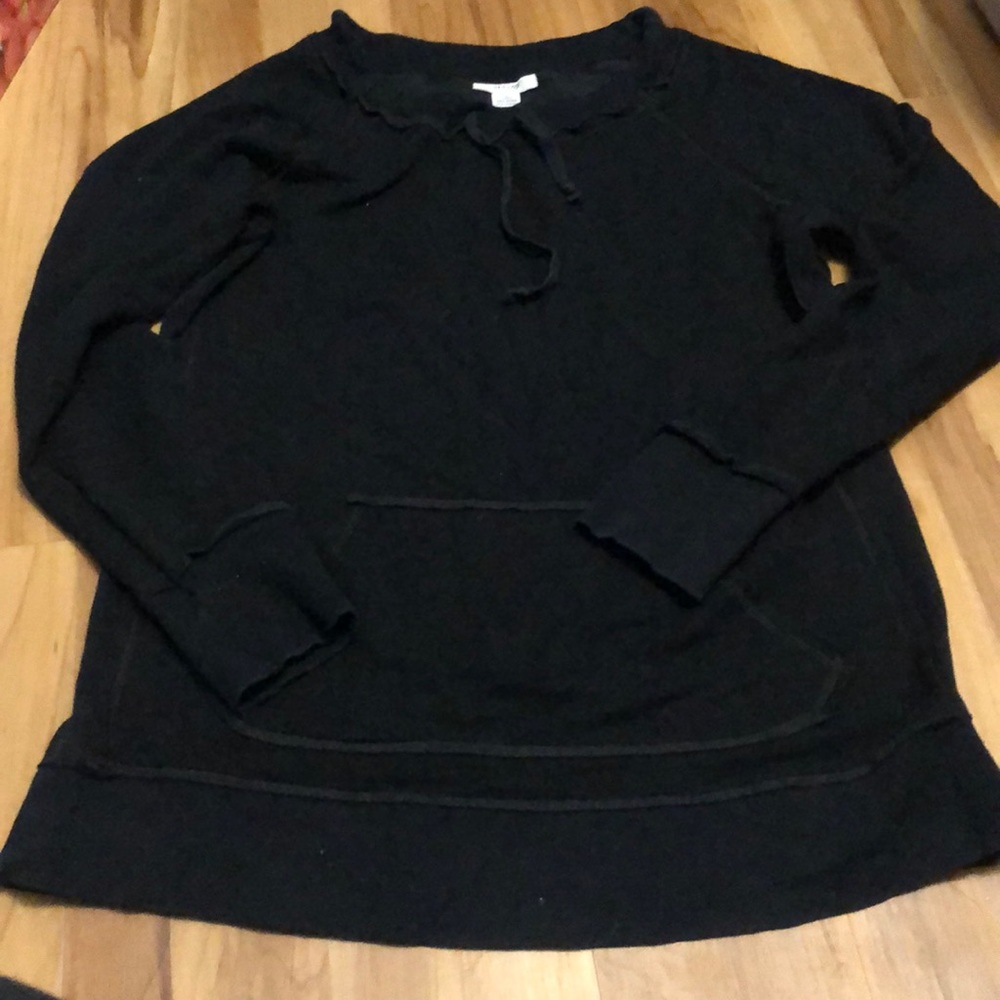 Alfani Intimates Pullover Sweatshirt with Center Pocket S